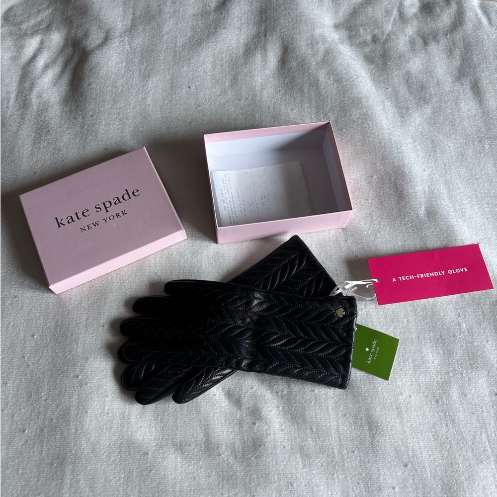 Kate Spade Black Tech-Friendly Gloves